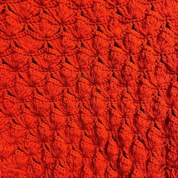 HANDMADE Boho Hand Knit Shawl Wrap Cardigan - Picture 5 of 6